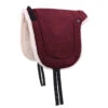 Barebackpad QHP Donkerrood -Paardenbenodigdheden Winkel barebackpad qhp donkerrood 1500x1500 120604