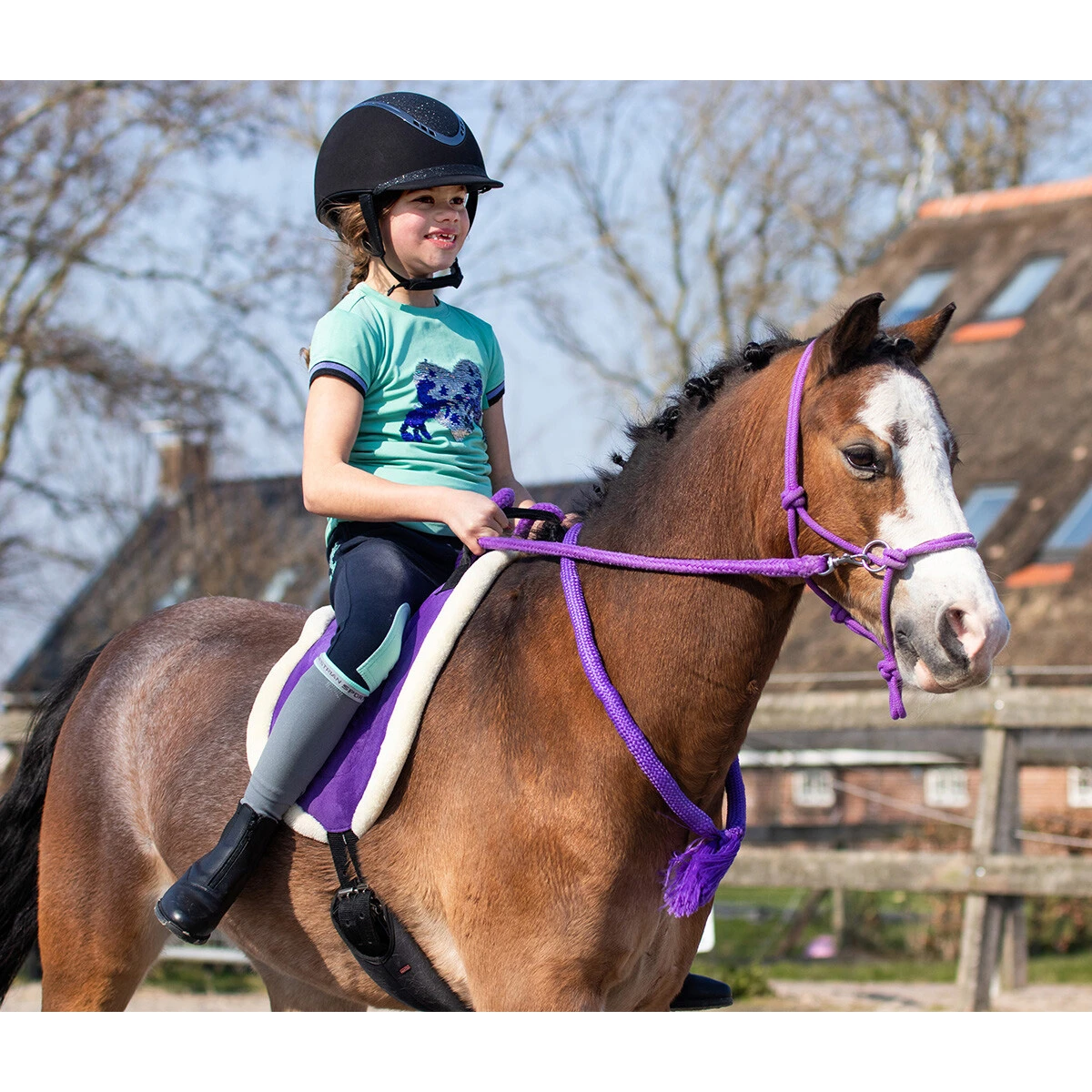 Barebackpad QHP Paars 5 Barebackpad QHP Paars - Afbeelding 3