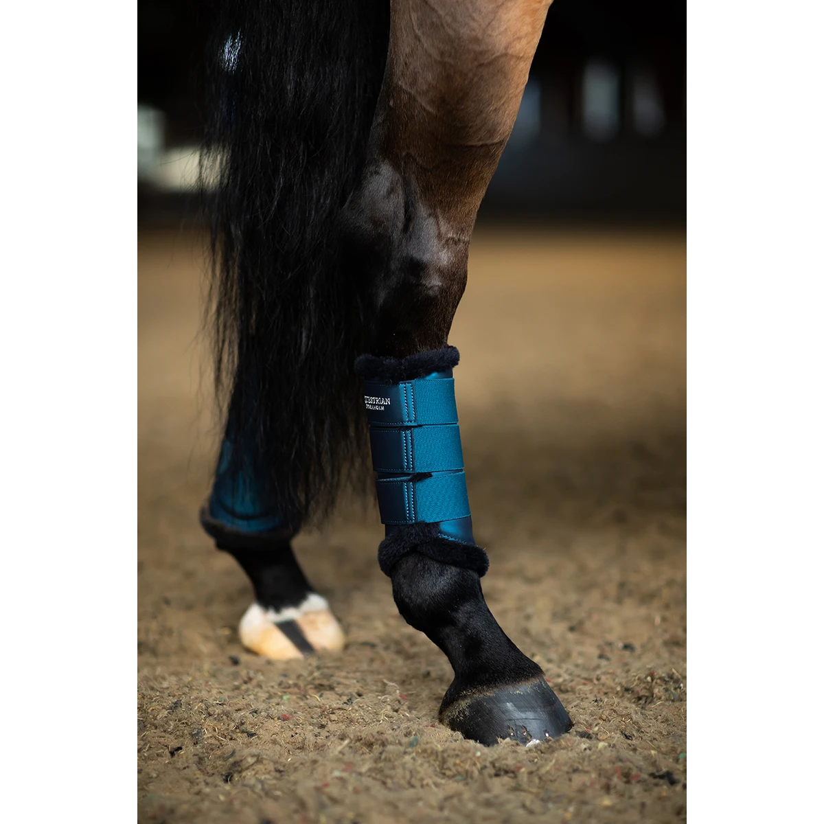 Beenbeschermers Equestrian Stockholm Blue Meadow Blauw 5 Beenbeschermers Equestrian Stockholm Blue Meadow Blauw - Afbeelding 3