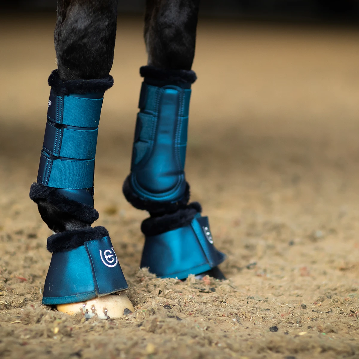 Beenbeschermers Equestrian Stockholm Blue Meadow Blauw 6 Beenbeschermers Equestrian Stockholm Blue Meadow Blauw - Afbeelding 4