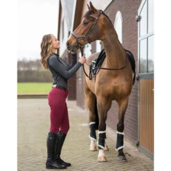 Beenbeschermers QHP Astana Zwart -Paardenbenodigdheden Winkel beenbeschermers qhp astana zwart 1500x1500 147363