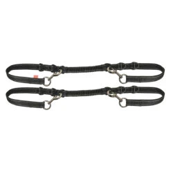 Bijzetteugels Imperial Riding IRHFlexi Zwart-zilver