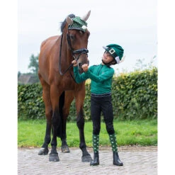 Cap Cover QHP Kerst Groen -Paardenbenodigdheden Winkel cap cover qhp kerst groen 1500x1500 148479