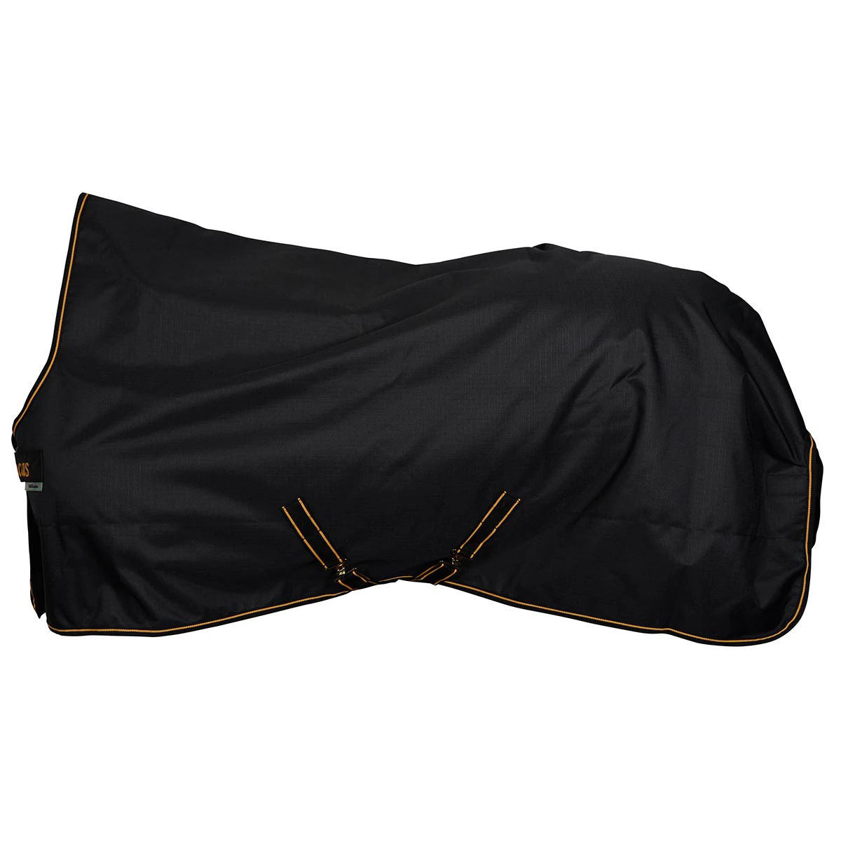 Deken Bucas Irish Turnout Light High Neck 50gr Zwart-goud 3 Deken Bucas Irish Turnout Light High Neck 50gr Zwart-goud
