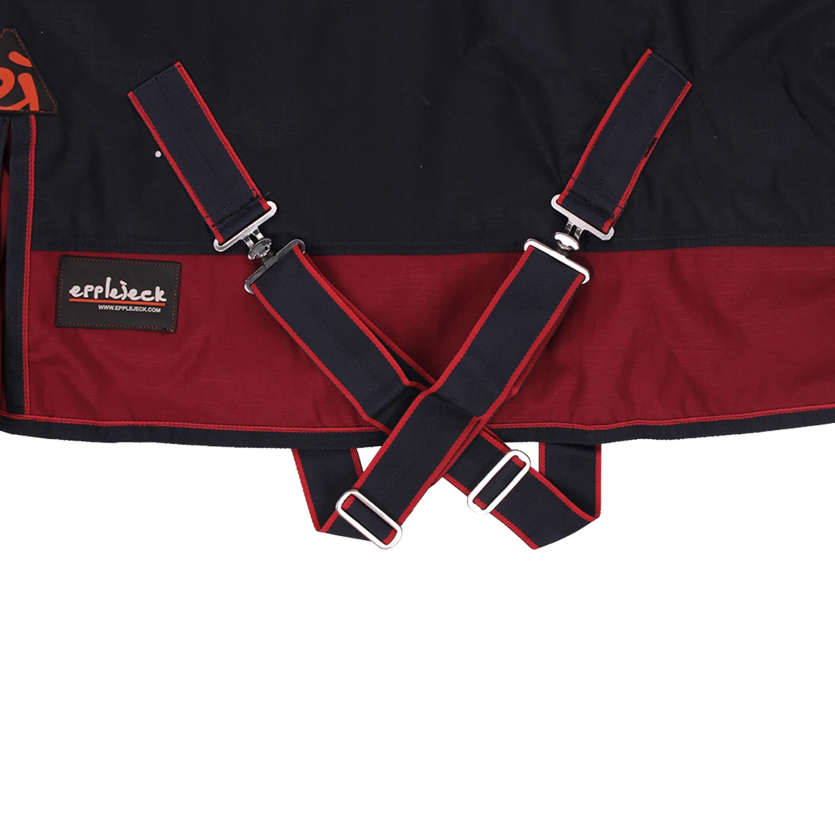 Deken Epplejeck Junior 300gr Donkerblauw-rood 4 Deken Epplejeck Junior 300gr Donkerblauw-rood - Afbeelding 2