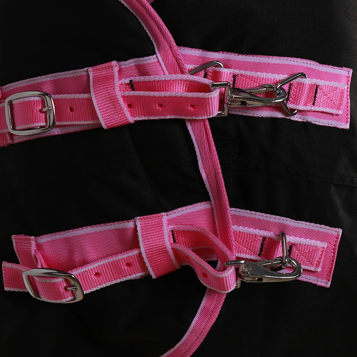 Deken Epplejeck Junior Full Neck 300gr Zwart-roze 5 Deken Epplejeck Junior Full Neck 300gr Zwart-roze - Afbeelding 3