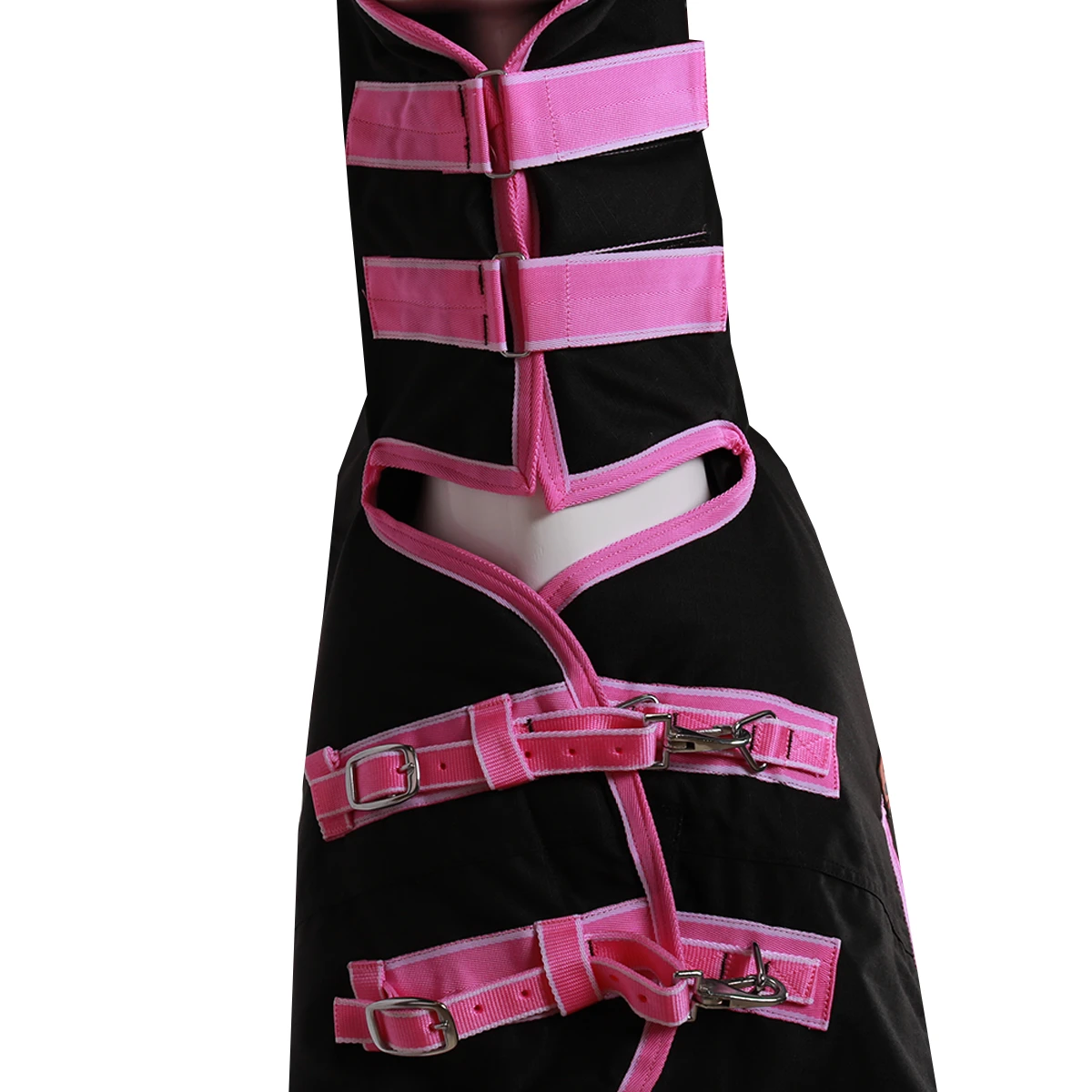 Deken Epplejeck Junior Full Neck 300gr Zwart-roze 7 Deken Epplejeck Junior Full Neck 300gr Zwart-roze - Afbeelding 5