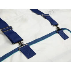 Eczeemdeken Shires Sweet Itch Full Neck Wit-donkerblauw -Paardenbenodigdheden Winkel eczeemdeken shires sweet itch full neck wit donkerblauw 1500x1500 164410