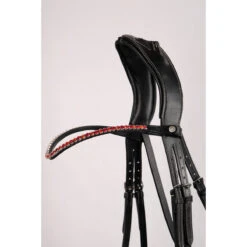 Frontriem Montar Fair Zwart-rood -Paardenbenodigdheden Winkel frontriem montar fair zwart rood 1500x1500 136868