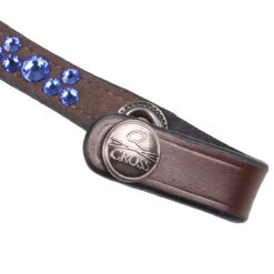 Frontriem QHP Eldorado Bruin-lichtblauw -Paardenbenodigdheden Winkel frontriem qhp eldorado bruin lichtblauw 1500x1500 130624