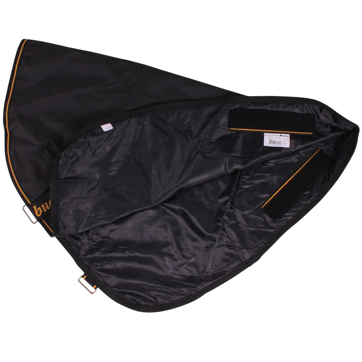 Halsstuk Bucas Irish Turnout Combi 50gr Zwart-goud 4 Halsstuk Bucas Irish Turnout Combi 50gr Zwart-goud - Afbeelding 2