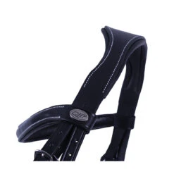 Hoofdstel QHP Luxe Zwart -Paardenbenodigdheden Winkel hoofdstel qhp luxe zwart 1500x1500 130726