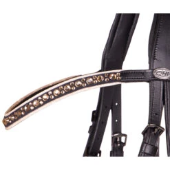 Hoofdstel QHP Orlando Black-brown -Paardenbenodigdheden Winkel hoofdstel qhp orlando black brown 1500x1500 172393