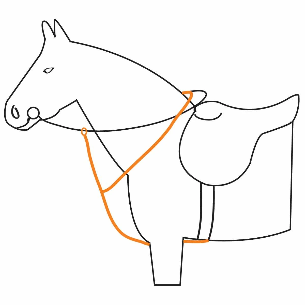 Martingaal Epplejeck Bruin 4 Martingaal Epplejeck Bruin - Afbeelding 2