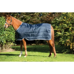 Onderdeken Horseware Pony Liner 100gr Donkerblauw-zilver