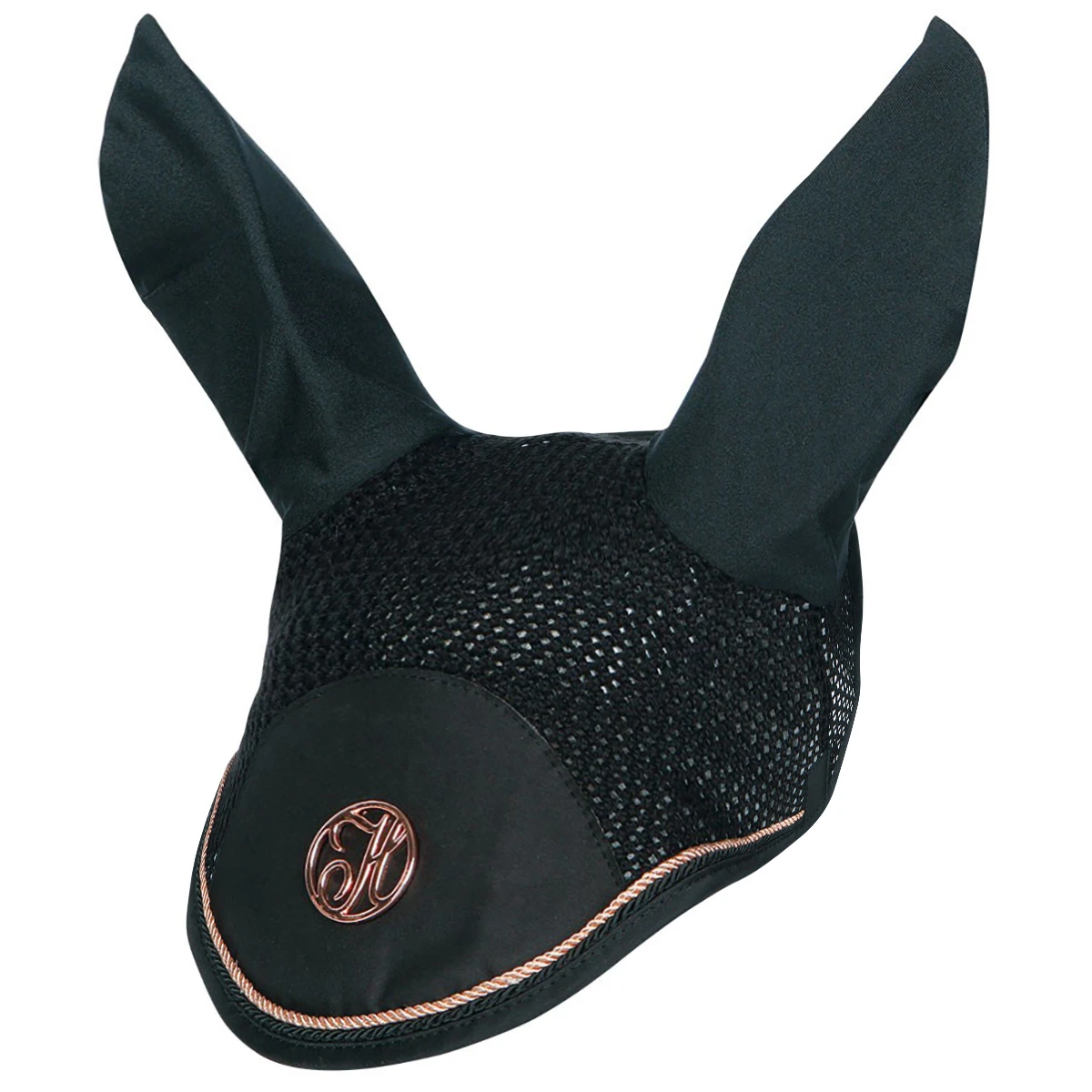 Oornetje Harry's Horse Badge Rosegold Zwart 3 Oornetje Harry's Horse Badge Rosegold Zwart