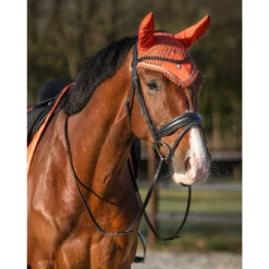 Oornetje QHP Menton Oranje 8 Oornetje QHP Menton Oranje -Paardenbenodigdheden Winkel oornetje qhp menton oranje 1500x1500 186401
