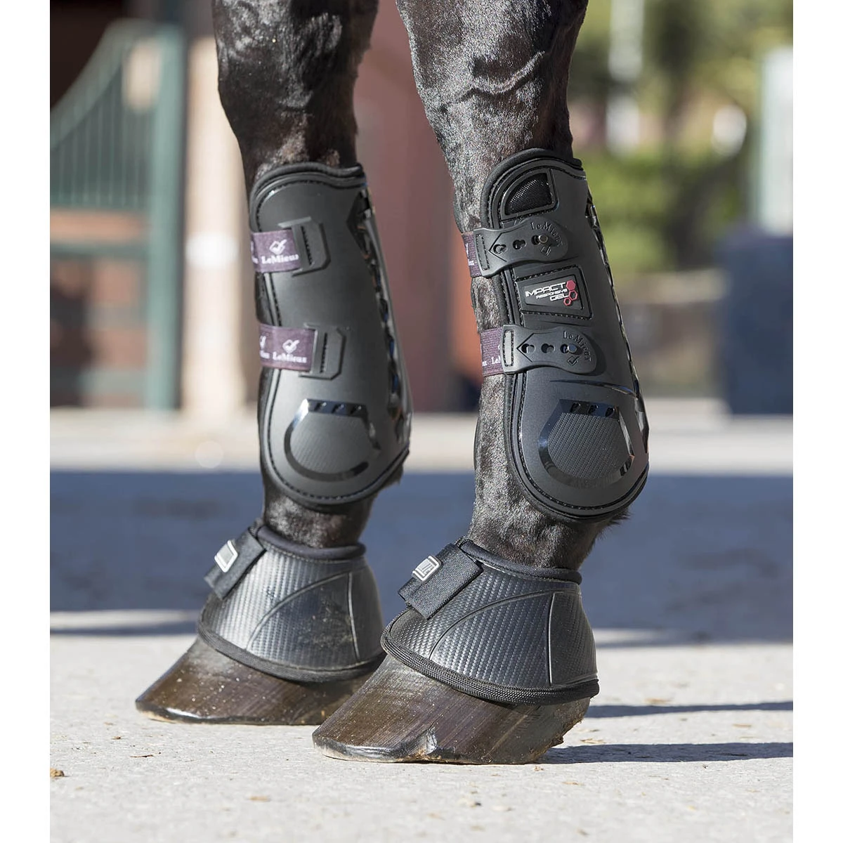 Peesbeschermers LeMieux Impact Zwart 4 Peesbeschermers LeMieux Impact Zwart - Afbeelding 2