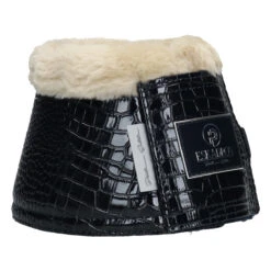 Springschoenen Eskadron Platinum Croco Faux Fur Donkerblauw