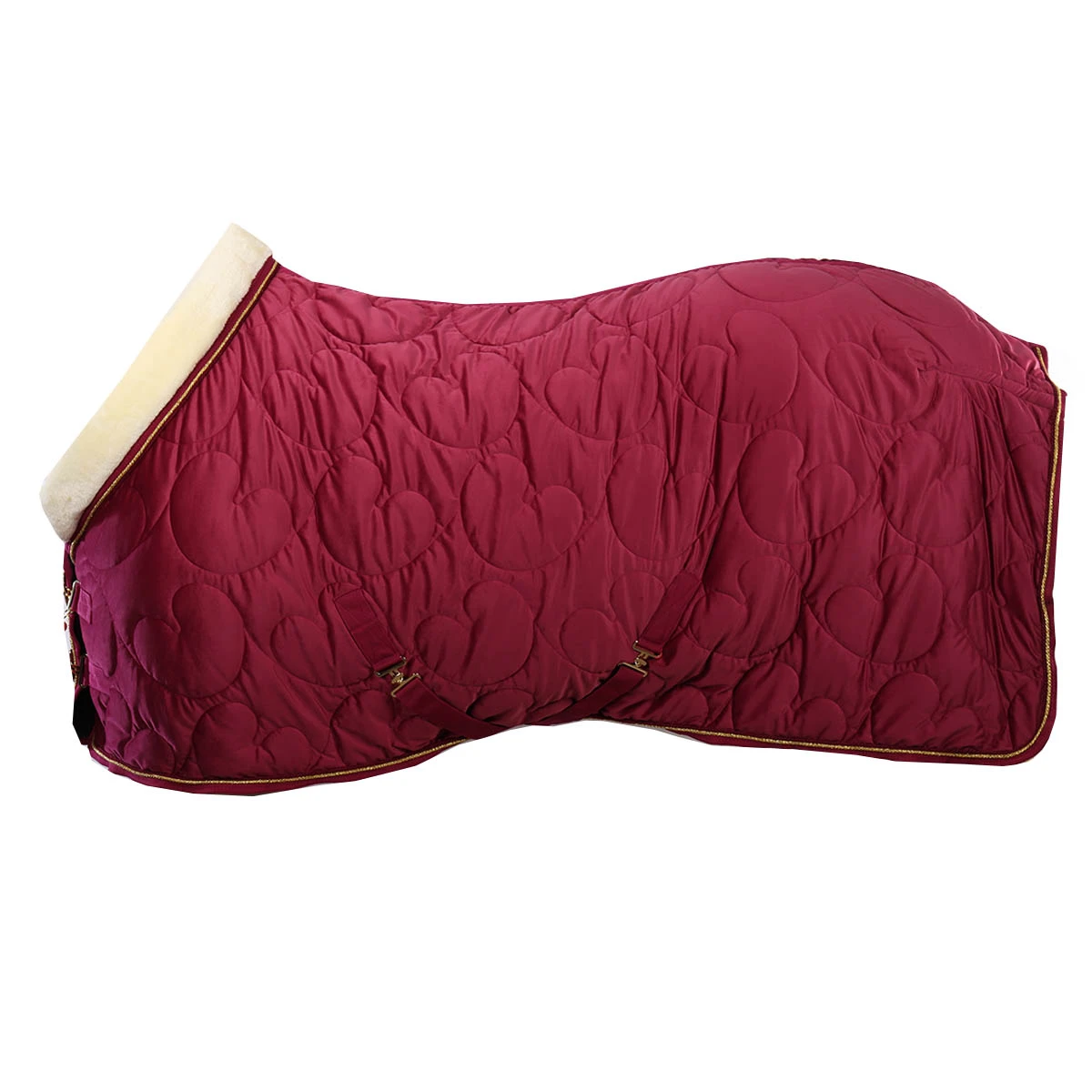 Staldeken Friesian Horse By Horsegear 160gr Donkerrood 3 Staldeken Friesian Horse By Horsegear 160gr Donkerrood
