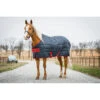 Staldeken Horseware Mio 150gr Donkerblauw-rood