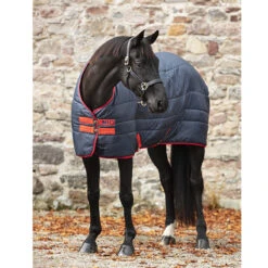 Staldeken Horseware Mio 150gr Donkerblauw-rood -Paardenbenodigdheden Winkel staldeken horseware mio 150gr donkerblauw rood 1500x1500 108477
