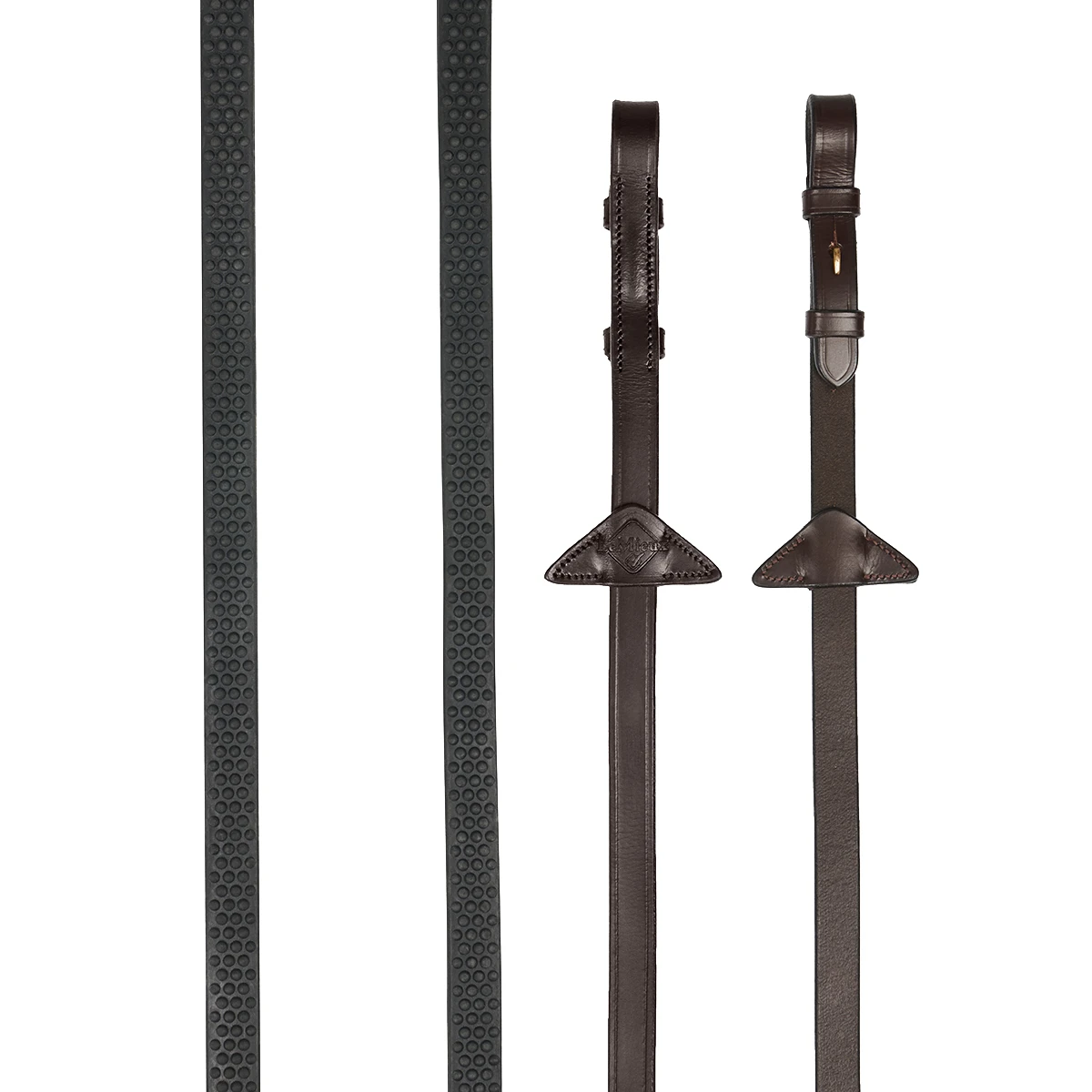 Teugels LeMieux Rubber Bruin 3 Teugels LeMieux Rubber Bruin