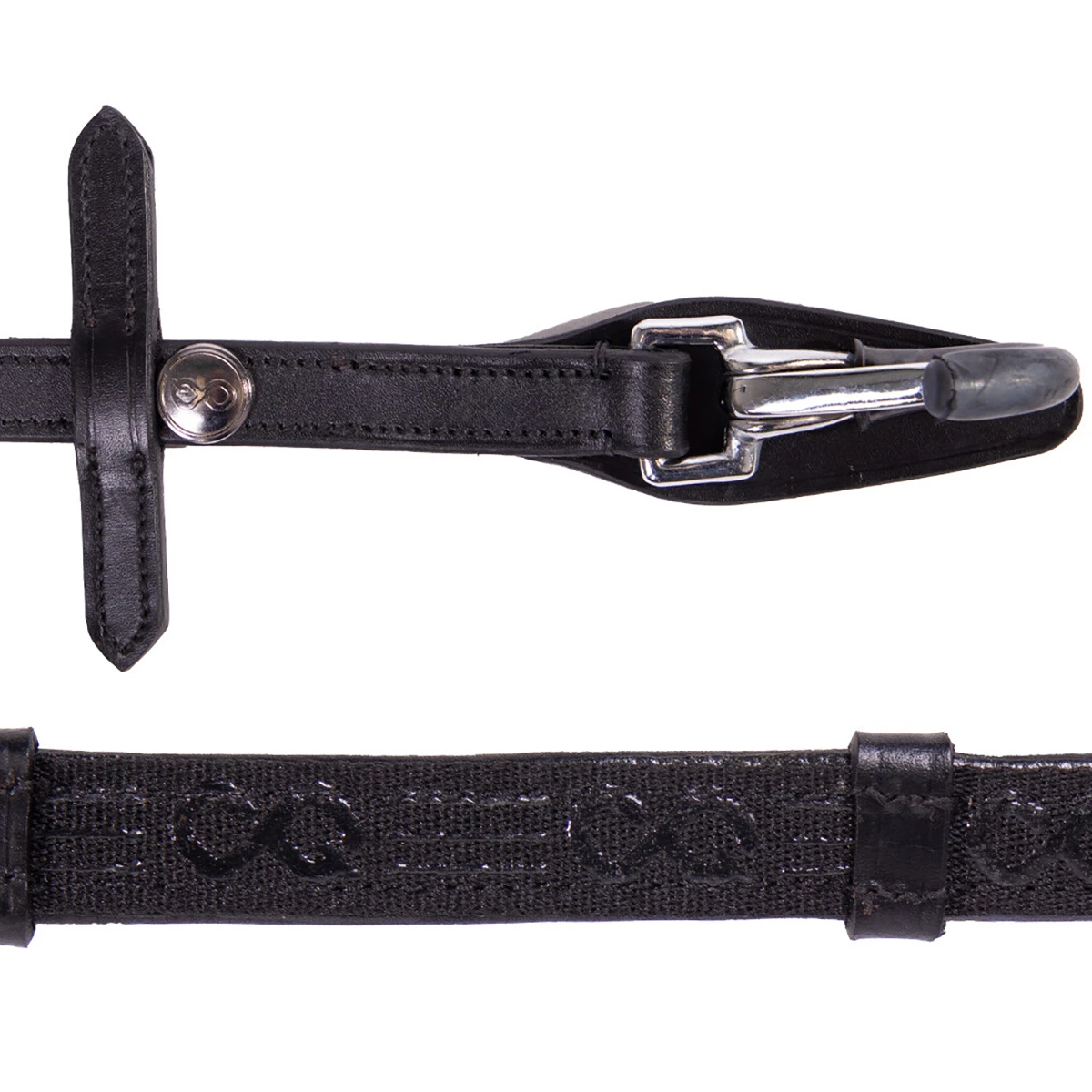 Teugels PresTeq FaySport Met Clips&Stops Zwart 3 Teugels PresTeq FaySport Met Clips&Stops Zwart