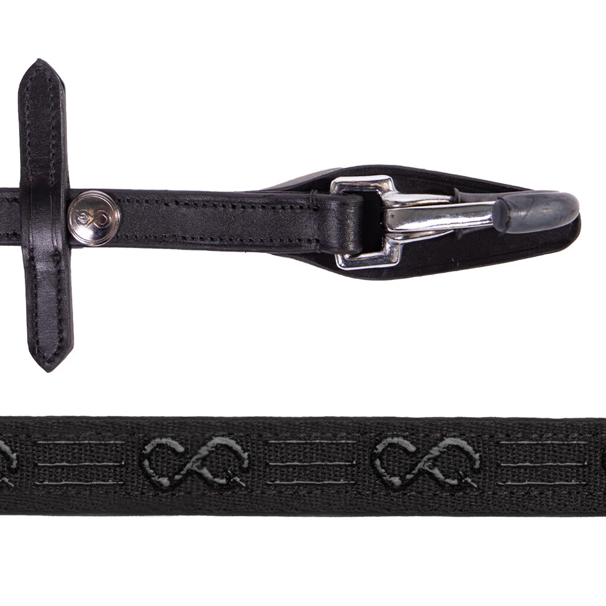 Teugels PresTeq FaySport Met Clips Zwart 3 Teugels PresTeq FaySport Met Clips Zwart