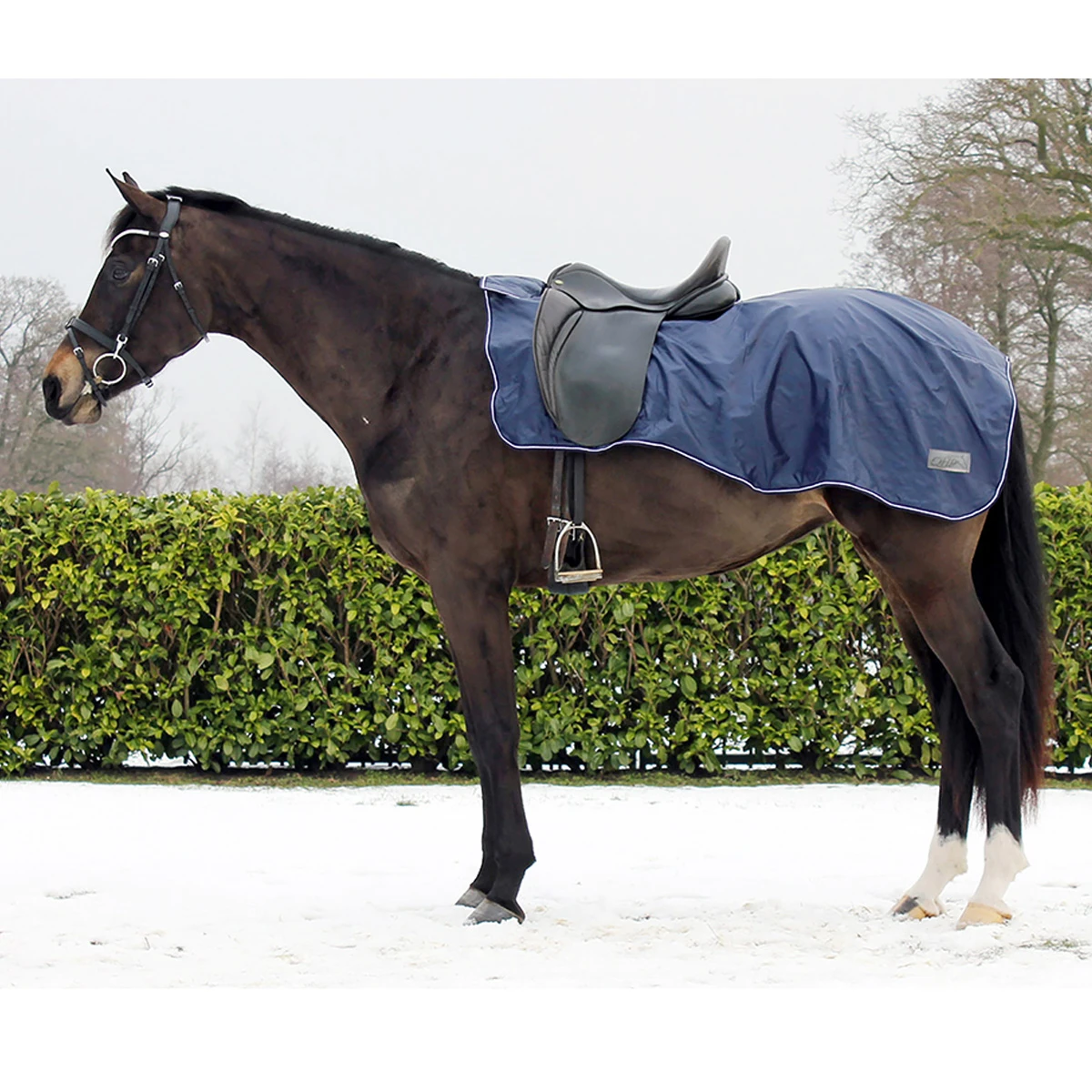 Uitrijdeken QHP Donkerblauw 3 Uitrijdeken QHP Donkerblauw