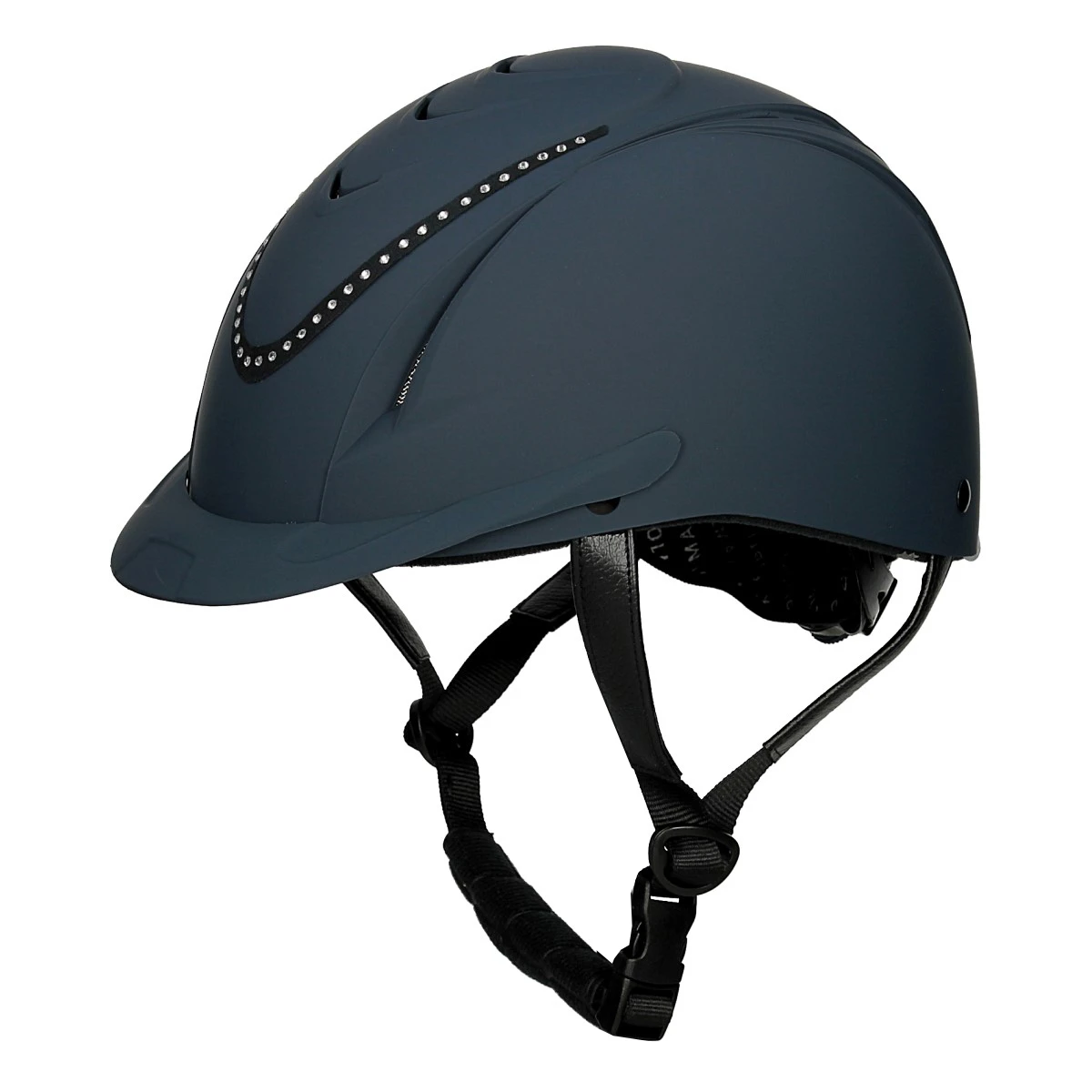 Veiligheidshelm Harry's Horse Chinook Crystal VG1 Donkerblauw 4 Veiligheidshelm Harry's Horse Chinook Crystal VG1 Donkerblauw - Afbeelding 2