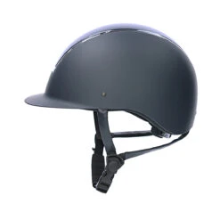 Veiligheidshelm Harry's Horse Regal Glossy Donkerblauw-zilver -Paardenbenodigdheden Winkel veiligheidshelm harry s horse regal glossy donkerblauw zilver 1500x1500 130995