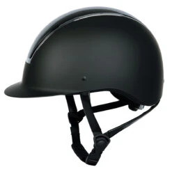 Veiligheidshelm Harry's Horse Regal Glossy Zwart-zilver -Paardenbenodigdheden Winkel veiligheidshelm harry s horse regal glossy zwart zilver 1500x1500 130991