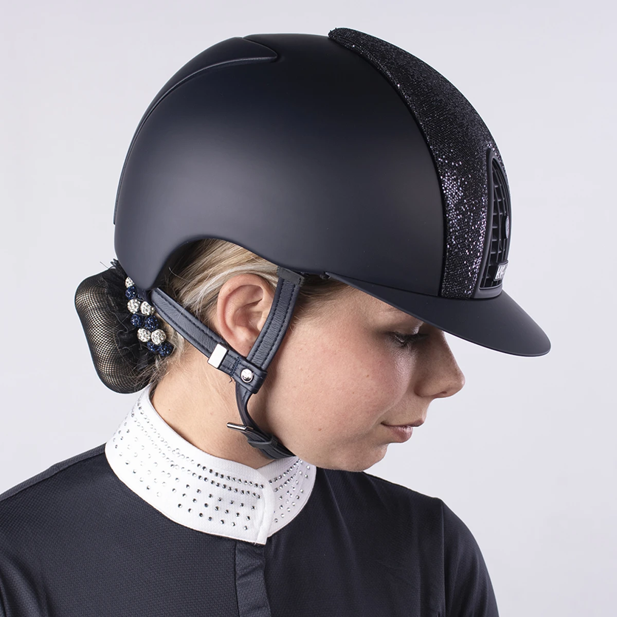 Veiligheidshelm KEP Italia Cromo Textile Glitter Front Blauw 7 Veiligheidshelm KEP Italia Cromo Textile Glitter Front Blauw - Afbeelding 5