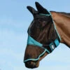 Weatherbeeta Vliegenmasker Weatherbeetra Fine Ears & Nose Zwart-turquoise -Paardenbenodigdheden Winkel vliegenmasker weatherbeetra fine ears nose zwart turquoise 1500x1500 132949