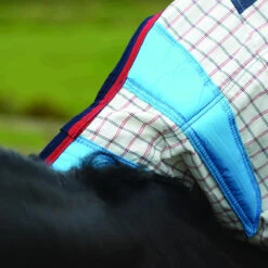Zomerdeken WeatherBeeta Breeze III Combo Neck Blauw-wit -Paardenbenodigdheden Winkel zomerdeken weatherbeeta breeze iii combo neck blauw wit 1500x1500 134690