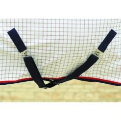 Zomerdeken WeatherBeeta Lite III Wit-donkerblauw -Paardenbenodigdheden Winkel zomerdeken weatherbeeta lite iii wit donkerblauw 1500x1500 135446