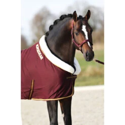 Zweetdeken Horsegear Lyx Donkerrood -Paardenbenodigdheden Winkel zweetdeken horsegear lyx donkerrood 1500x1500 120633