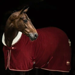 Zweetdeken SKØL Per Rood -Paardenbenodigdheden Winkel zweetdeken skol per rood 1500x1500 130262